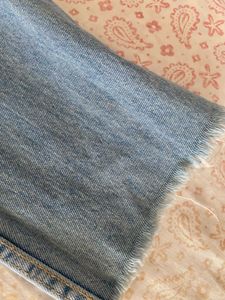 Zara High Waisted Jeans &amp; White Blouse