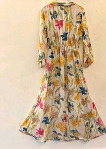 Flowy Floral Midi Dress