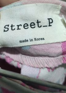 Floral Korean Pink Ruffle Skirt