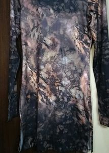 Unique Patterned Mini Dress