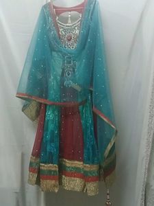 Beautifully Embellished anarkali suit