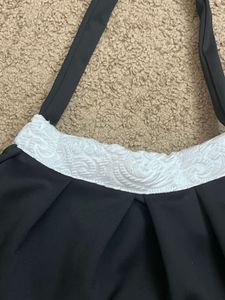 Elegant Black and White Clutch