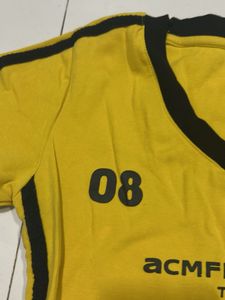 Yellow V-Neck T-Shirt