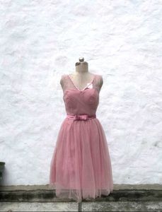 Vintage Pink Tulle Dress