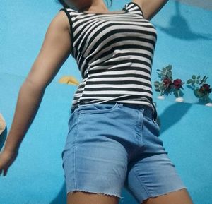 Striped Sleeveless Top