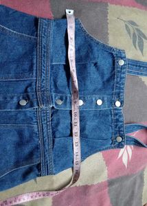 Stylish Denim Pinafore Dress