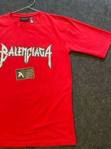 Balenciaga Red T-Shirt