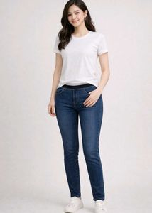 Dark Wash Denim Skinny Jeans