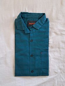 Stylish Teal Blue Shirt