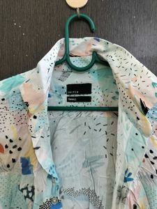 Abstract Print Short Sleeve Shirt