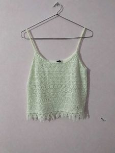 Sheer Lace Cami Top