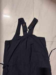 Stylish Dark Blue Overalls