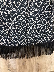 Boho Fringe Mini Skirt