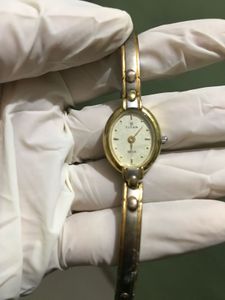 Titan Women's Gold & Silver Watch