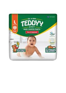 Teddyy Easy Pant Diaper (L, 9-14 Kg,56 Pieces)