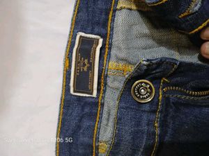 zara man  Distressed Blue Jeans
