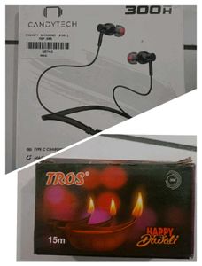 Combo - Candytech Neckband + Led light 9m (New)