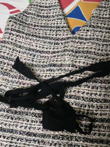 Chic Tweed winter woolen Dress