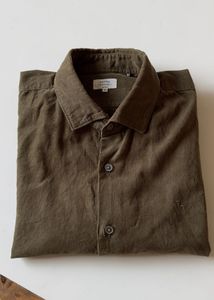 Corduroy Olive Green Premium Shirt