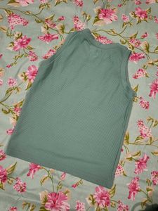 Ribbed Sleeveless Tank Top