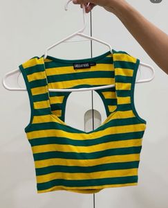 Striped Crop Top