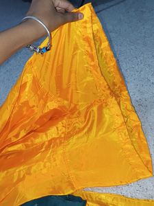 Yellow &amp; Green Salwar Kameez Set