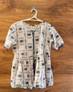 Boho Print Tunic Top