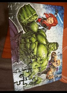 144 pieces Avengers Hulk &amp; Black Widow Puzzle