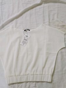 White Textured T-Shirt