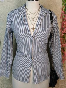 Classic Striped Button-Up Shirt