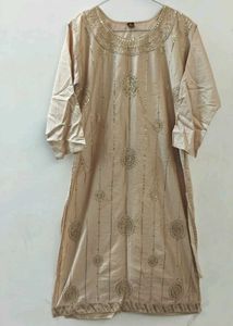 Embroidered Kurta Set with Sequins