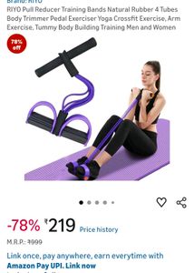 Blue Resistance Band Fitness Equipment