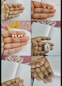 57.Assorted Cute Stud Earrings Set of 6