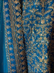Designer Blue Lehenga Choli with Dupatta