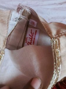 Girls pattu pavada frock type