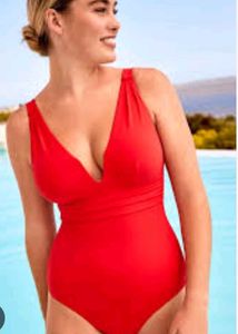 Red One Piece Swimsuit