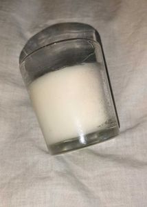 Organo green vanilla scented candle🌸