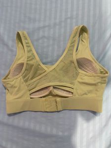 361 degree padded sage green Sports Bra
