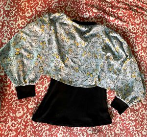 A floral printed beautiful multicoloured top