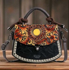 Exotic Premium Embossed Leather Handbag