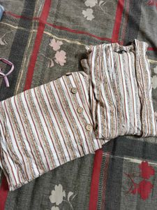 Striped Co-ord Set - Jacket &amp; Pants