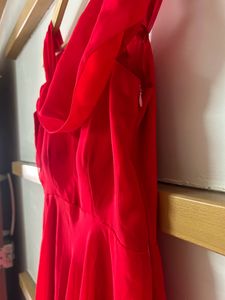 Red Western Gown