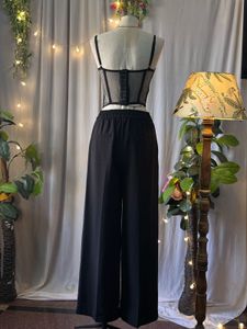 Sheer Mesh Corset Top