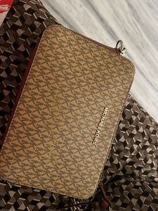 Michael Kors Signature Logo Crossbody Bag