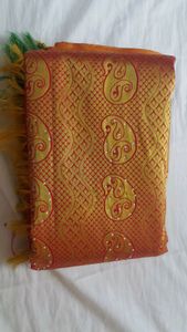 Pothys Pink Bridal Silk Saree