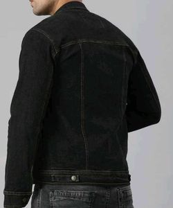 Men Black Denim Jacket