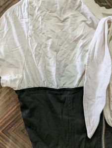 Chic Two-Tone Corset Top