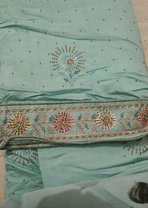 Unstitched Salwar Suit with Dupatta