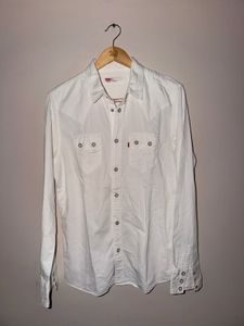 Classic White Levi's Western Shirt