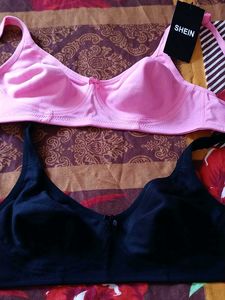 Pack of 2 Bras - Black &amp; Pink
